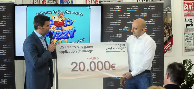 Pop the Fuzzy najlepszą grą mobilną w konkursie "Free to Play" grupy Ringier Axel Springer