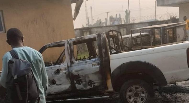 INEC-Office was attacked around 3 am on Monday. (Channels)