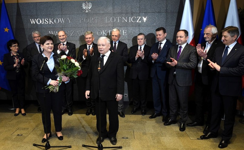 Beata Szydło, Jarosław Kaczyński i ministrowie