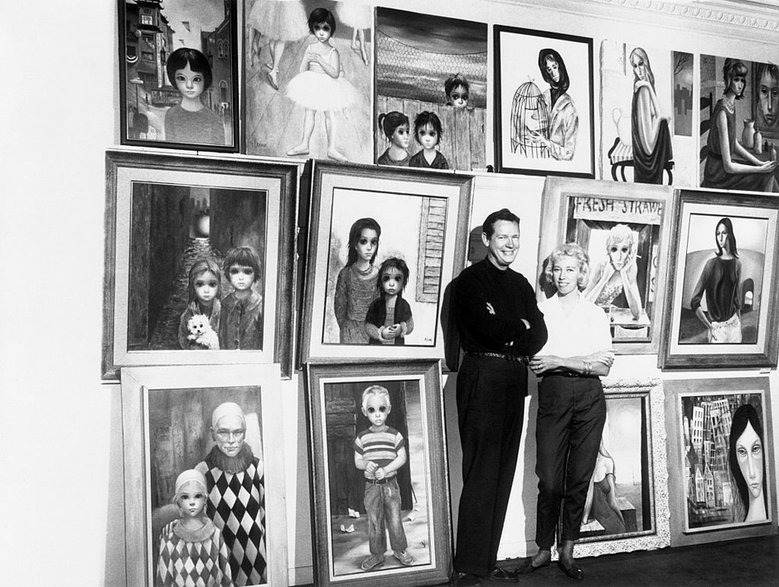 Walter i Margaret Keane w latach 60.