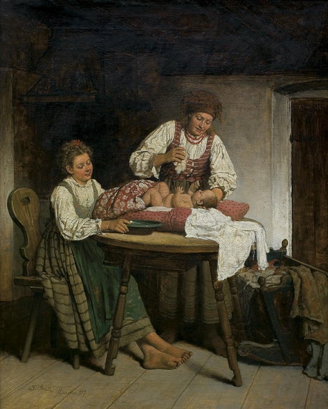 Franciszek Streitt, Pociecha matuni, 1877, własność prywatna