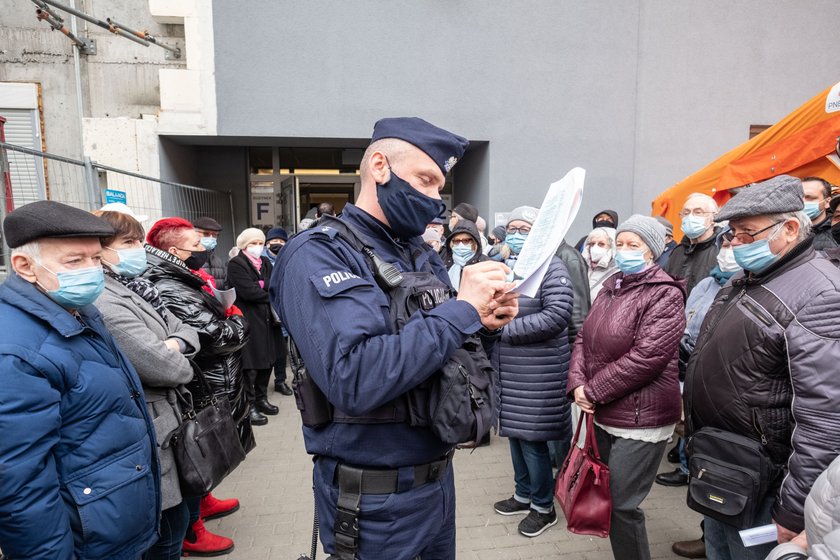 Policja pilnowała porządku.