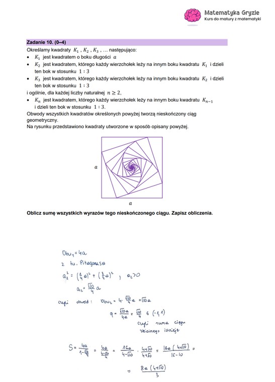 Matura 2023: Matematyka, poziom rozszerzony, odpowiedzi