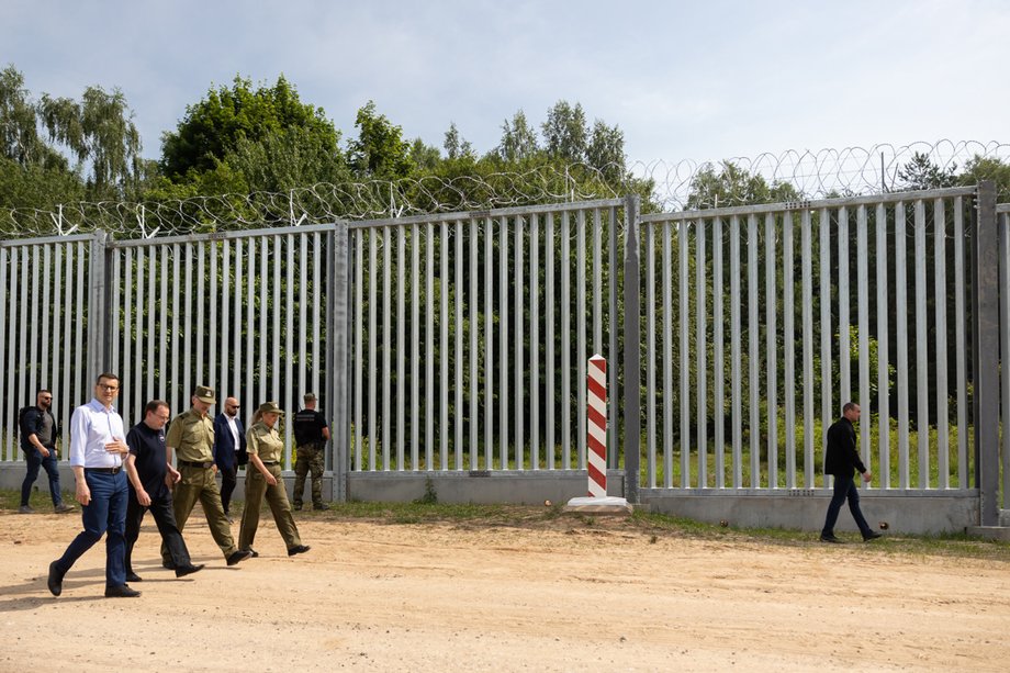 Tak wygląda fizyczna zapora na granicy z Białorusią