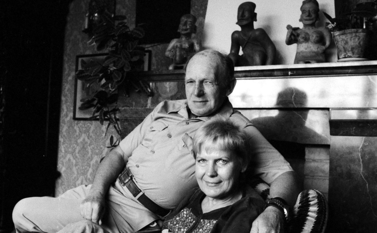 Tony Halik i Elżbieta Dzikowska