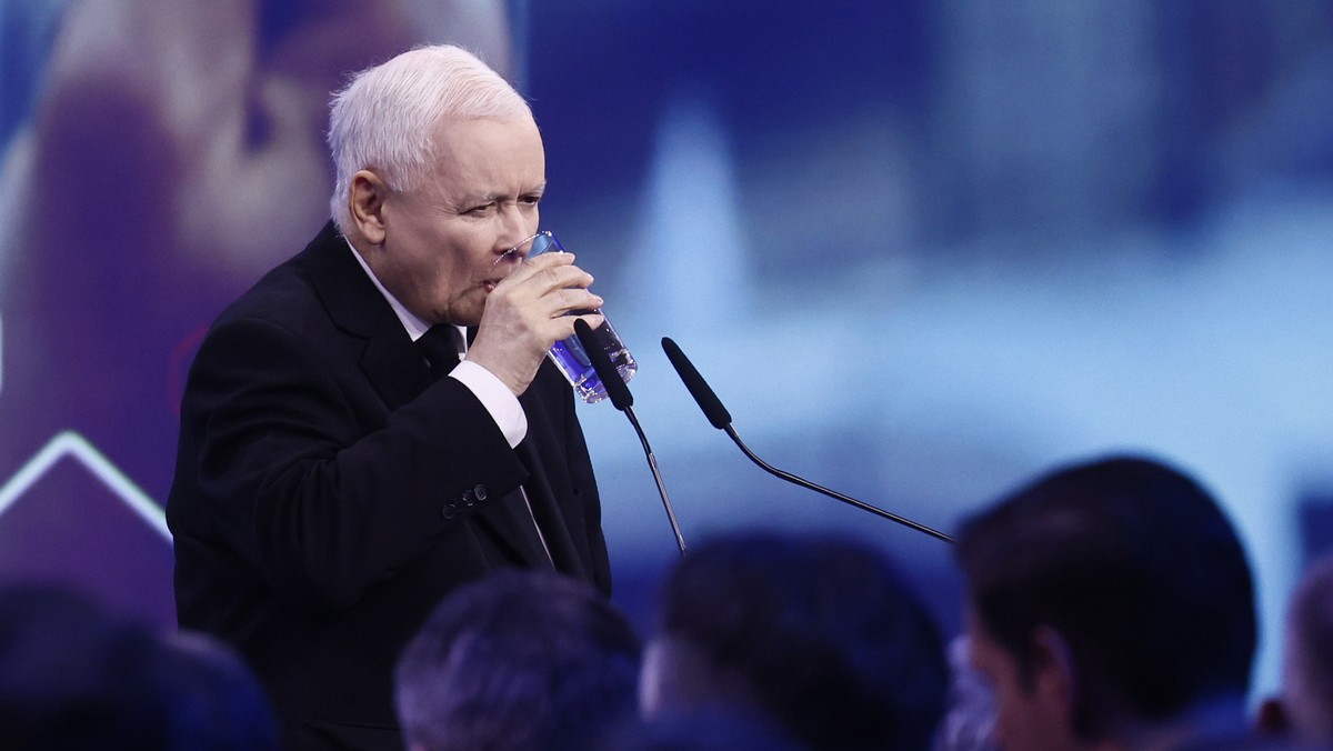 Jarosław Kaczyński na konwencji programowej PiS