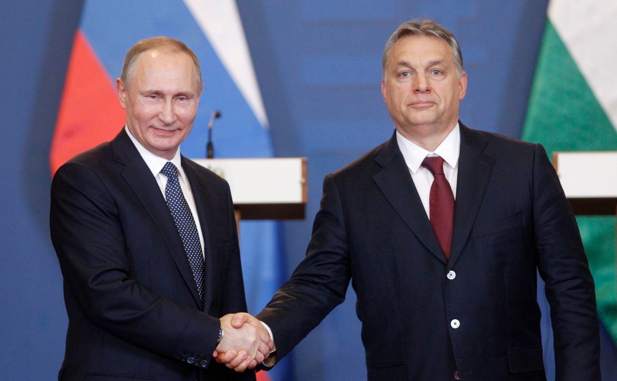 Władimir Putin i Viktor Orban