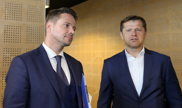 Rafał Trzaskowski i Cezary Kucharski