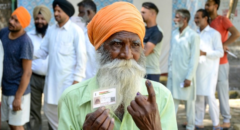 Some 900 million people were eligible to vote in India's multi-stage election