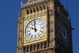 Big Ben zegar czas Londyn