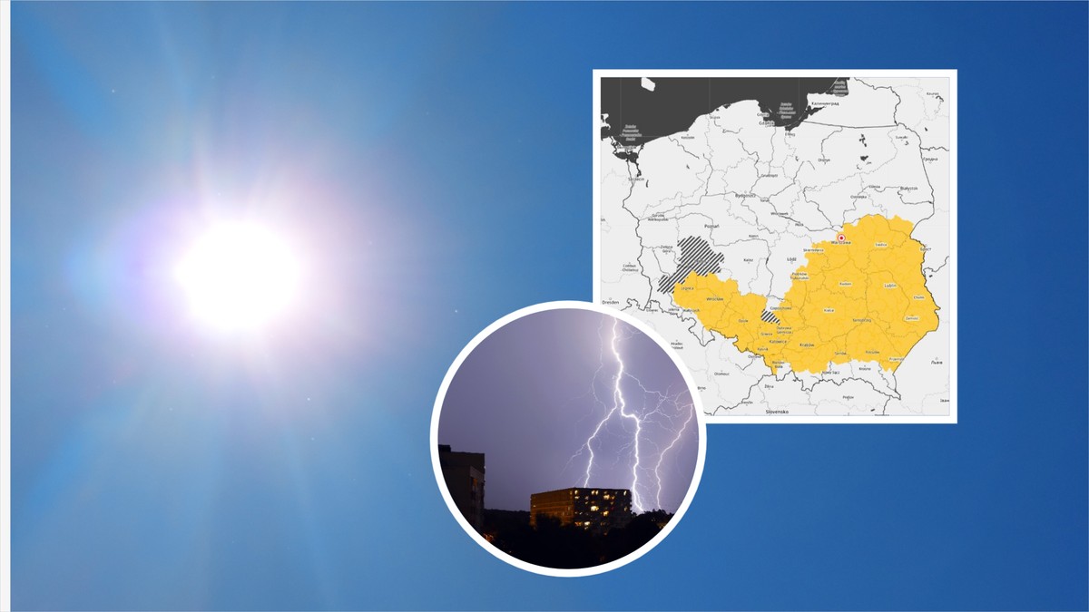 IMGW ostrzega przed 31°C w dziewięciu województwach. Potem przyjdą burze