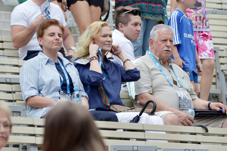 Edyta Geppert i Piotr Loretz na Festiwalu w Opolu w 2018 r.