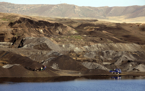Kopalnia węgla Chandgana w Mongolii