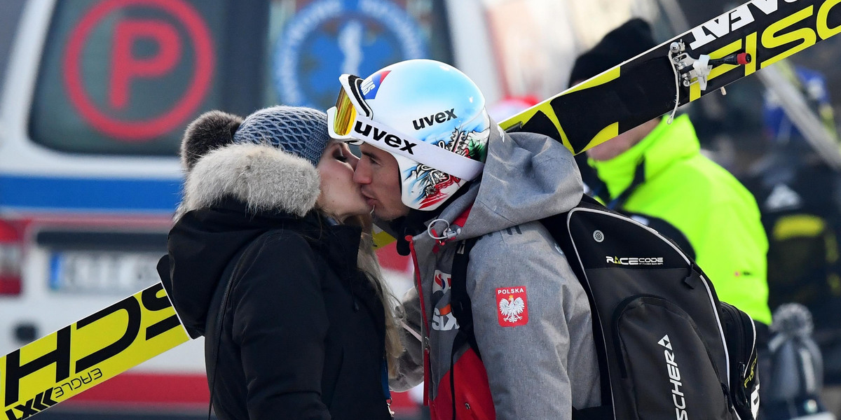 Kamil Stoch i żona Ewa spędzali romantyczne chwile przed konkursem