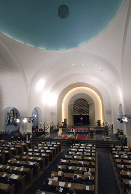 GERMANY-POPE-WYD-SYNAGOGUE-VIEW