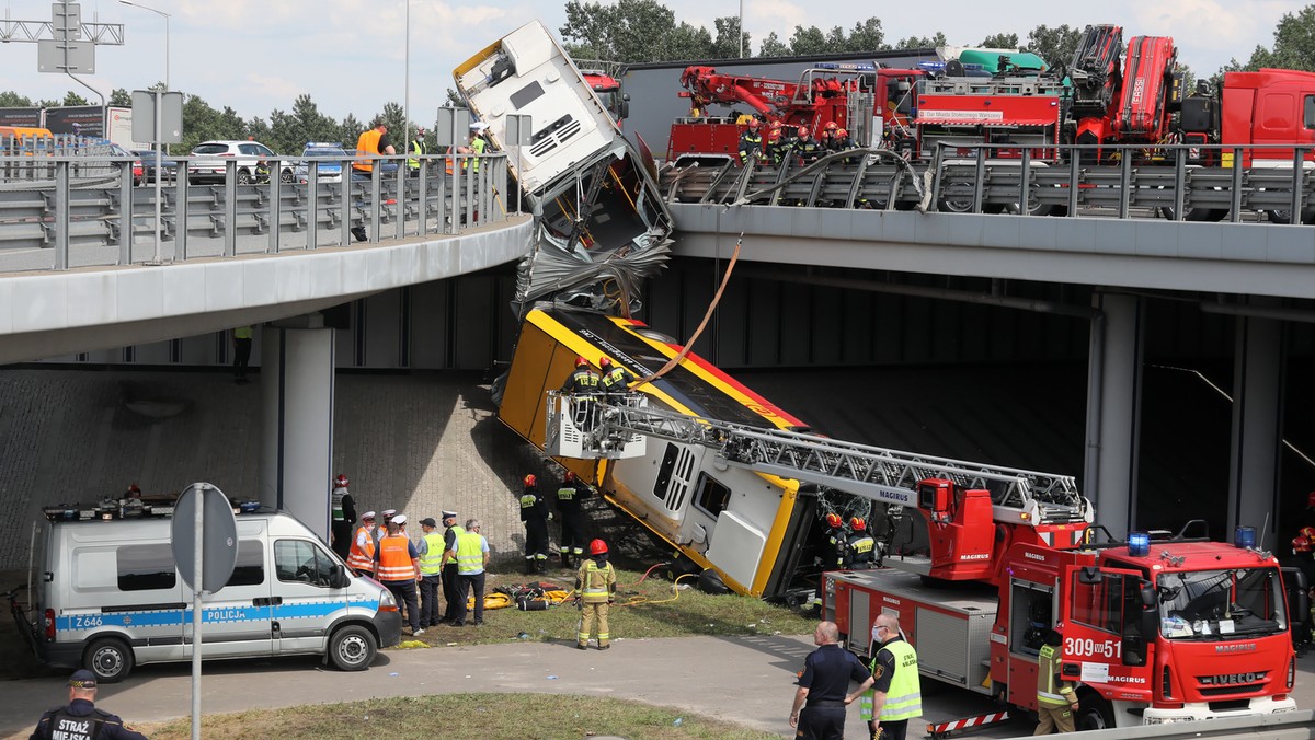 Warszawa: relacja poszkodowanej w wypadku autobusu