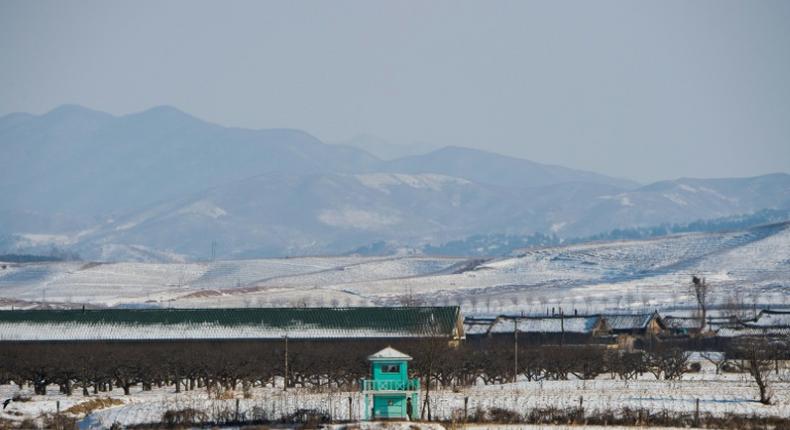 The US said the North had introduced a new 'buffer zone, one or two kilometers up on the Chinese border'