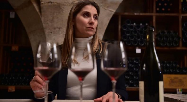 Virginie Routis, head sommelier at the Elysee Palace, has overcome sexism to become a wine waiter to world leaders