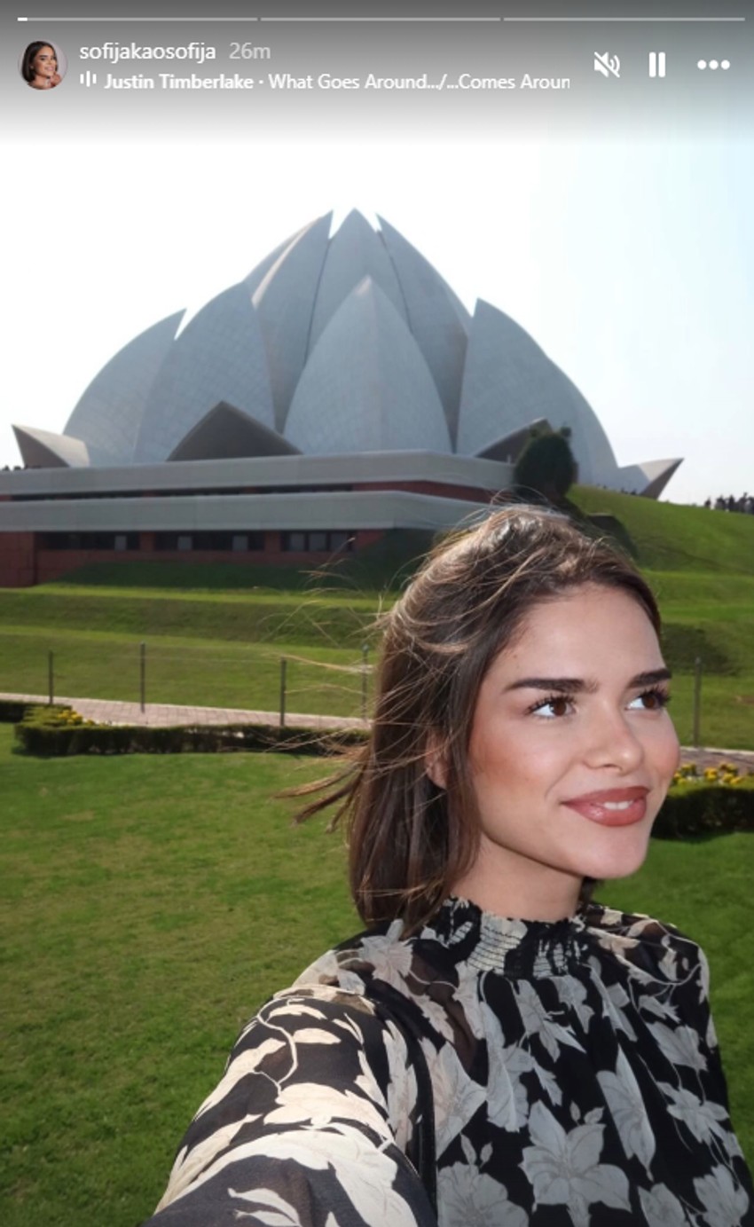 Sofija Dacić u Indiji