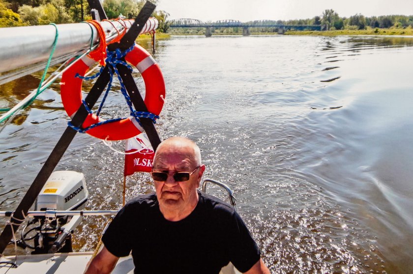 Andrzej Górszczyk przepłynął Polskę wzdłuż i wszerz