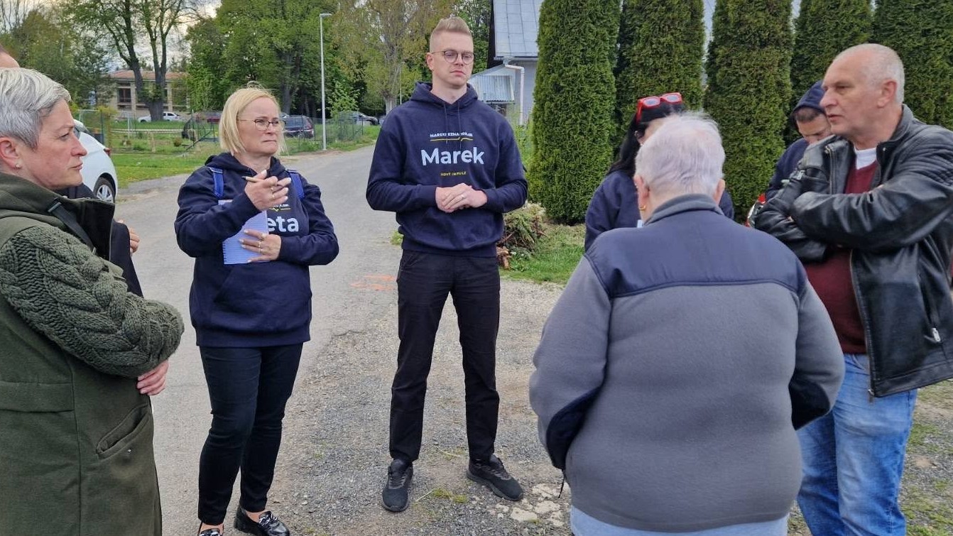 Nový primátor Kežmarku Marek Hovaňák, ktorý vystrieda Jána Ferenčáka. 
