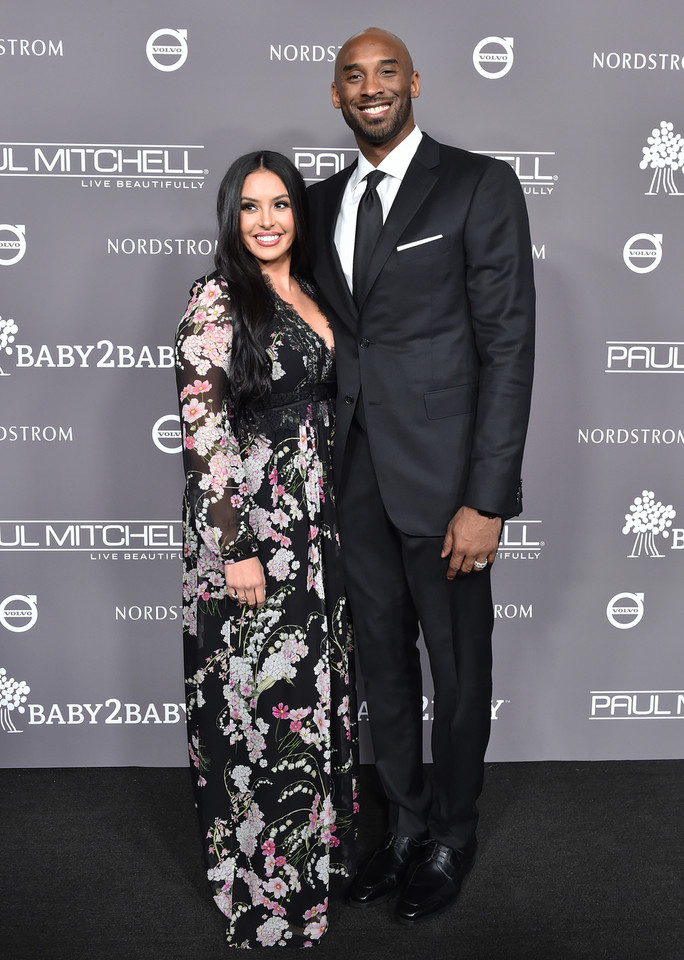 Kobe Bryant i Vanessa Bryant w 2018 roku