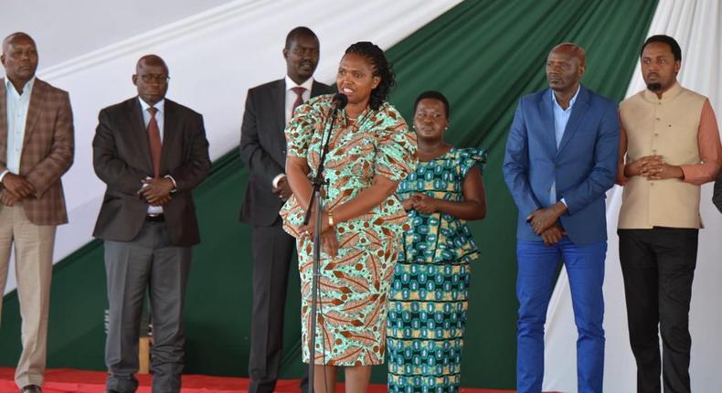 Nakuru County Senator Tabitha Karanja.