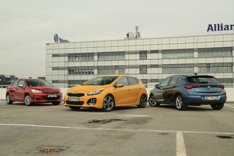 Kia Cee'd kontra Opel Astra i Citroen C4