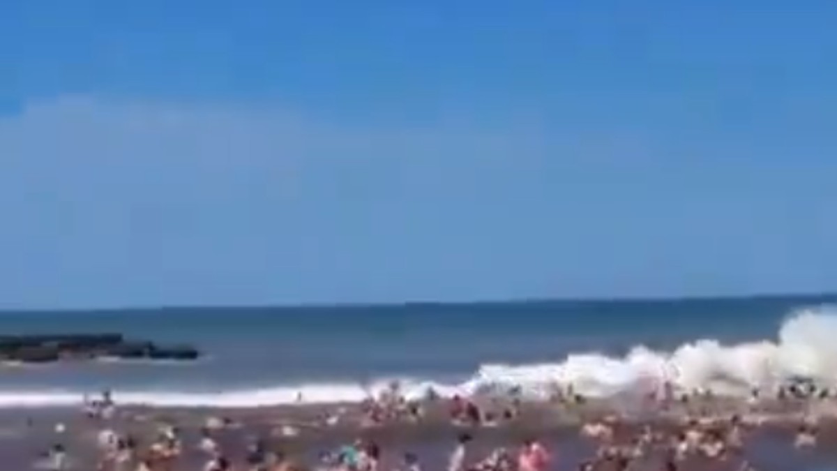 Meteocunami na plaži u Argentini
