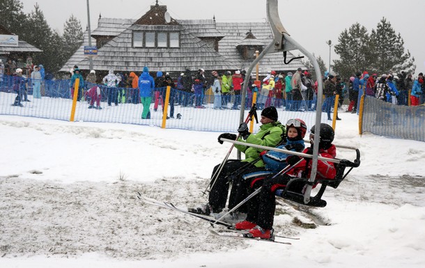 ZAKOPANE GUBAŁÓWKA ŚWIĘTA NARCIARZE