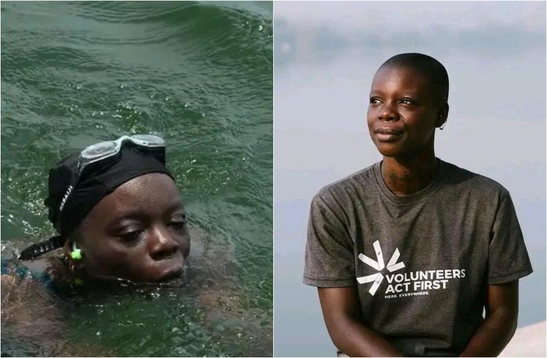Yvette Tetteh from Ghana makes history by swimming 450km across the Volta River