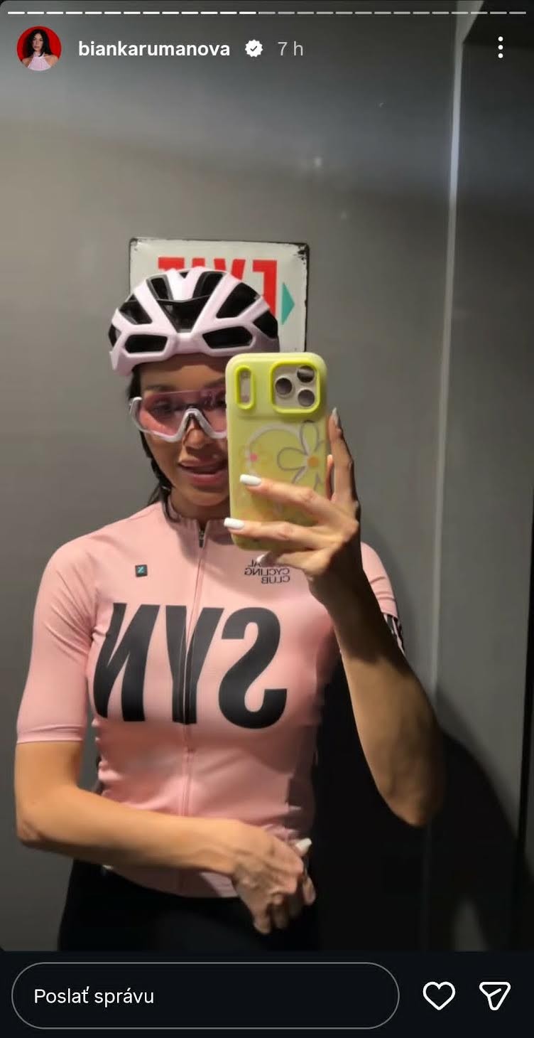 Bianku Rumanovú počas jazdy na bicykli poštípala pod okom osa.