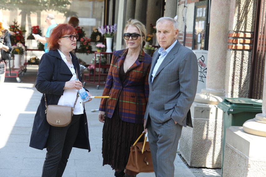 Dragan Džajić na sahrani Veselina Simonovića