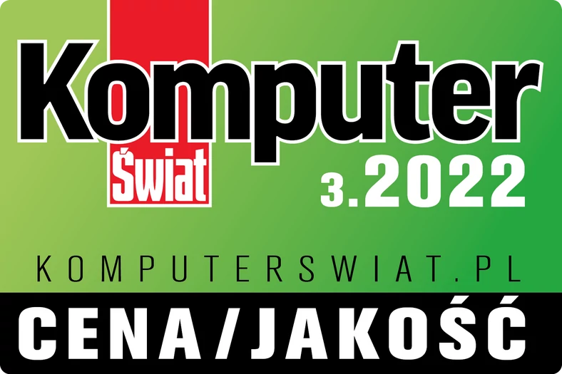 Za bardzo dobrą wydajność w połączeniu z atrakcyjną ceną WD Blue SN570 dostaje od redakcji Komputer Świat wyróżnienie Cena/Jakość