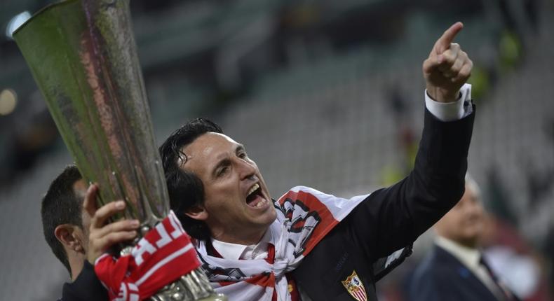 Arsenal boss Unai Emery won the Europa League three times with Sevilla