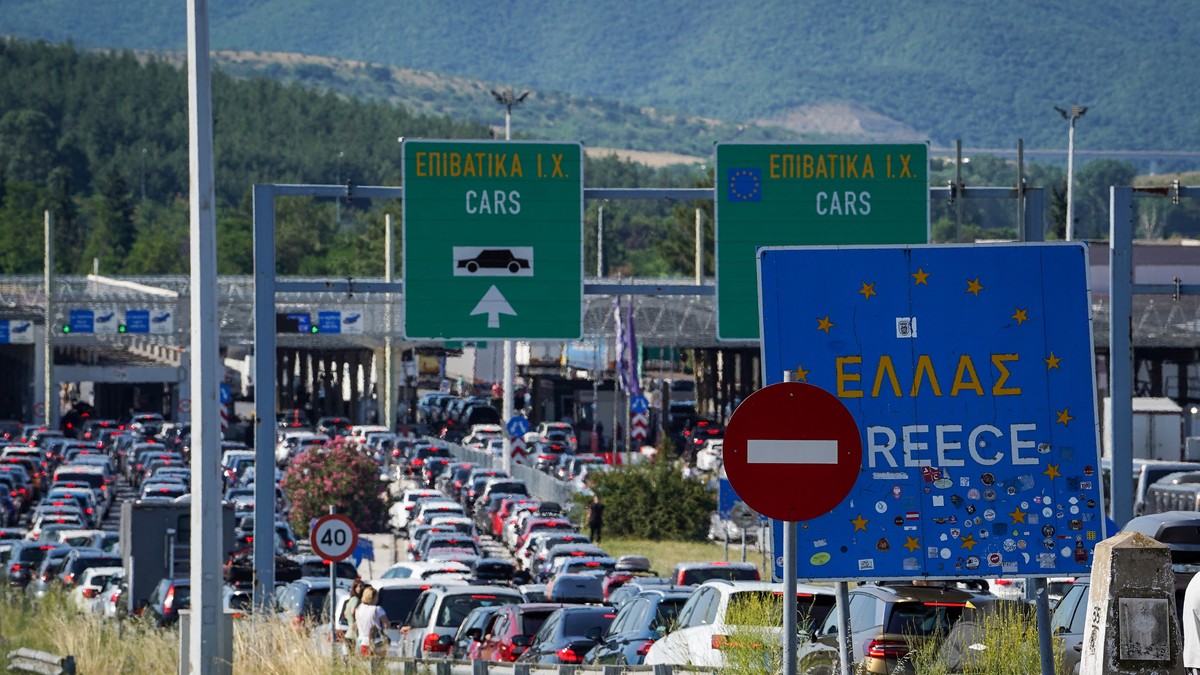 Đevđelija, Severna Makedonija, gužve na granici, granični prelaz