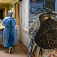 Ennyi csavart és szöget találtak egy exalkoholista férfi gyomrában