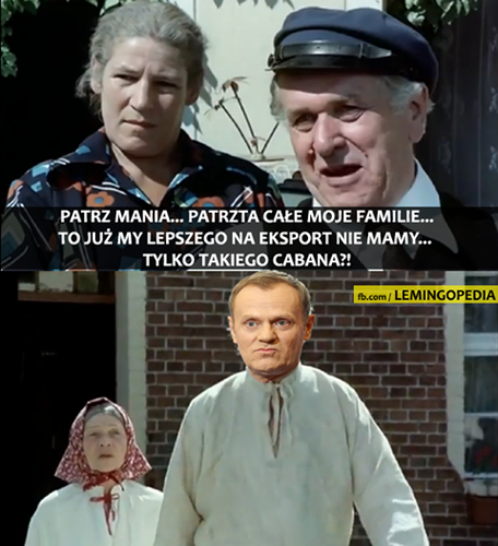 Tusk szefem Rady Europejskiej - mem / Lemingopedia