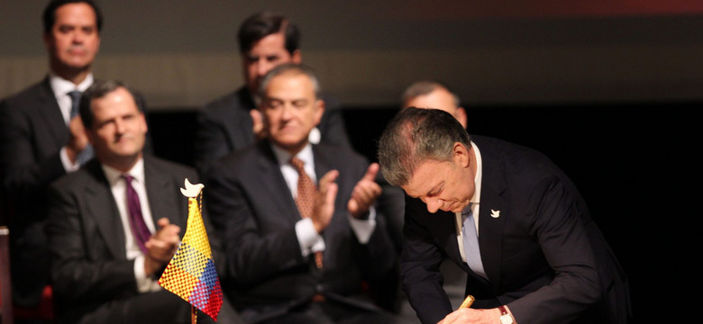 Prezydent Kolumbii podpisał nowe porozumienie pokojowe między rządem a FARC