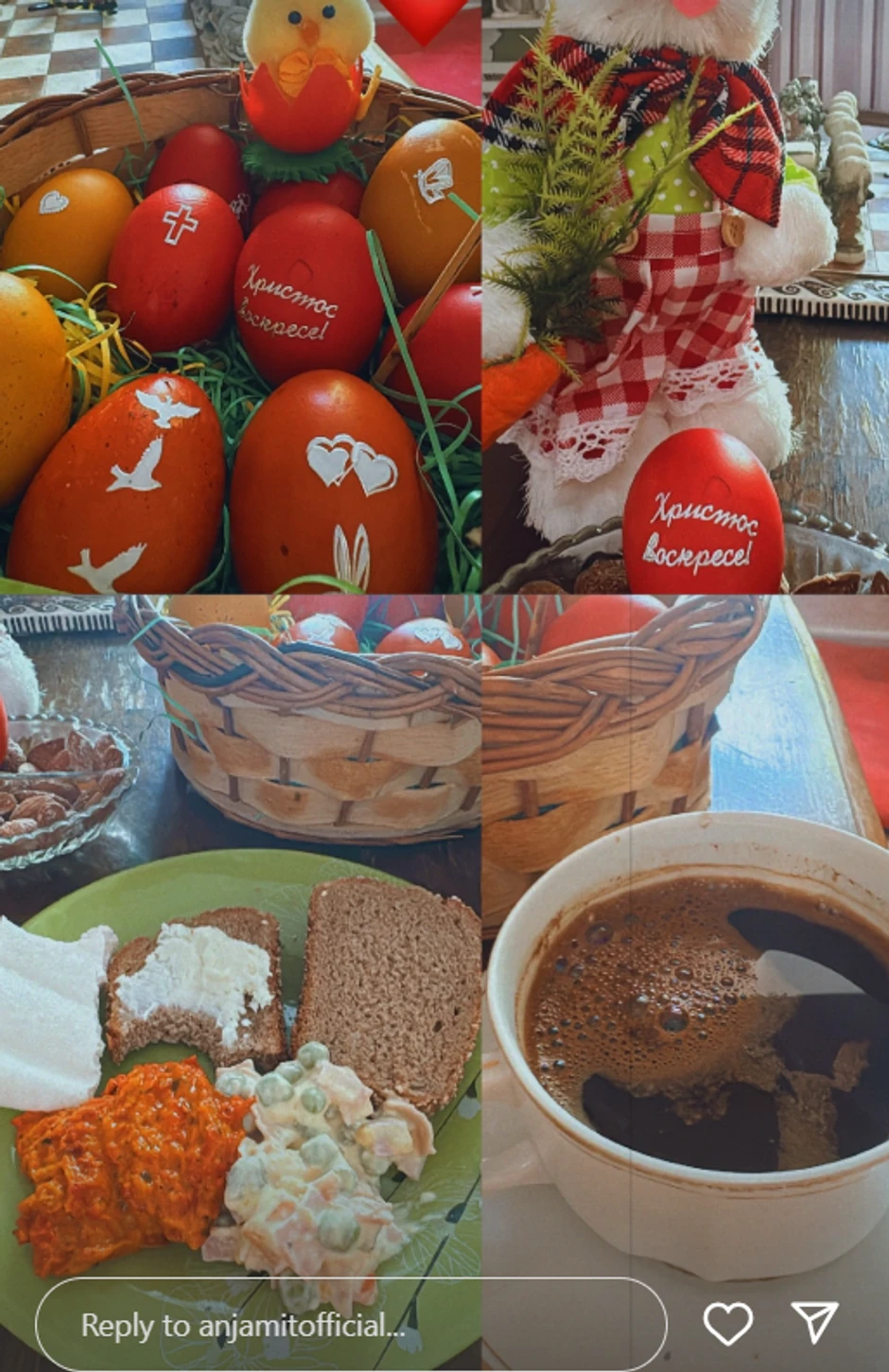 Uskrs u domu Anje Mit