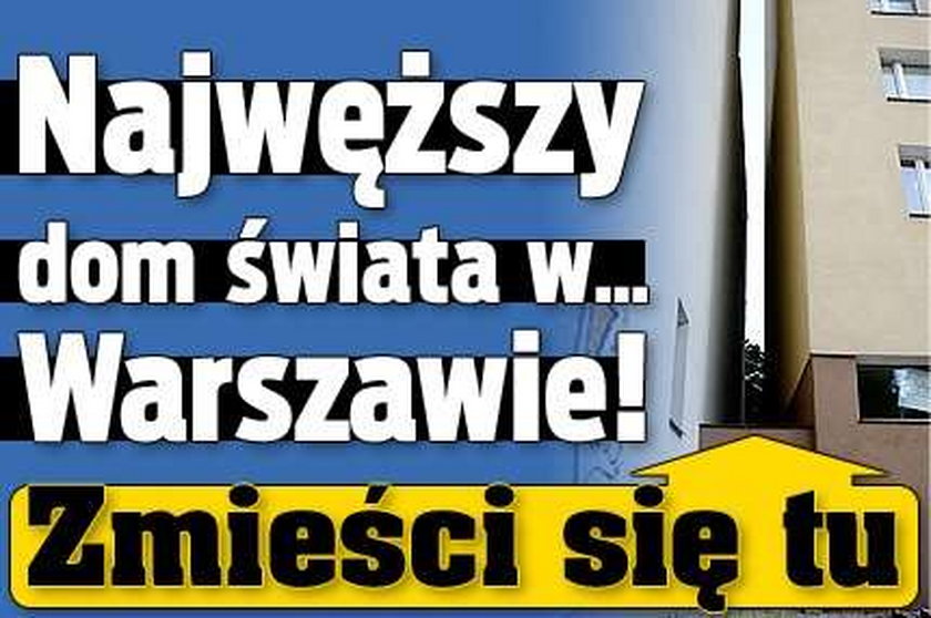 Najwęższy dom świata w... Warszawie! Ma tylko...