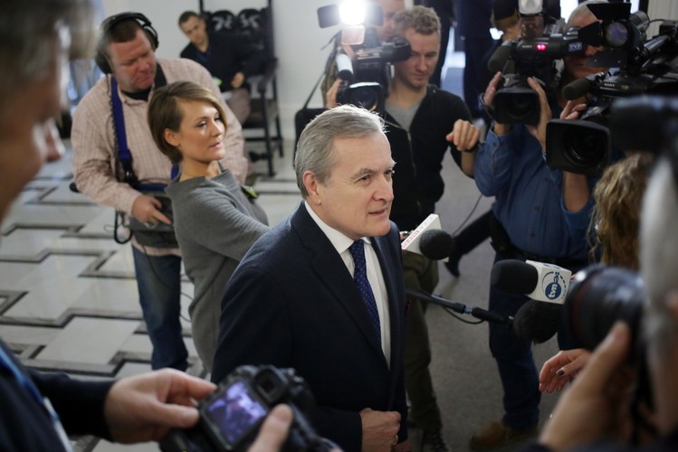 Piotr Gliński na szkoleniu w Sejmie