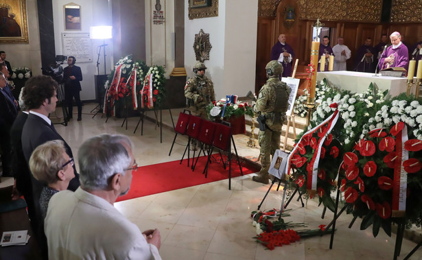 Ostatnie pożegnanie kpt. Ryszarda Białousa - dowódcy Batalionu "Zośka"