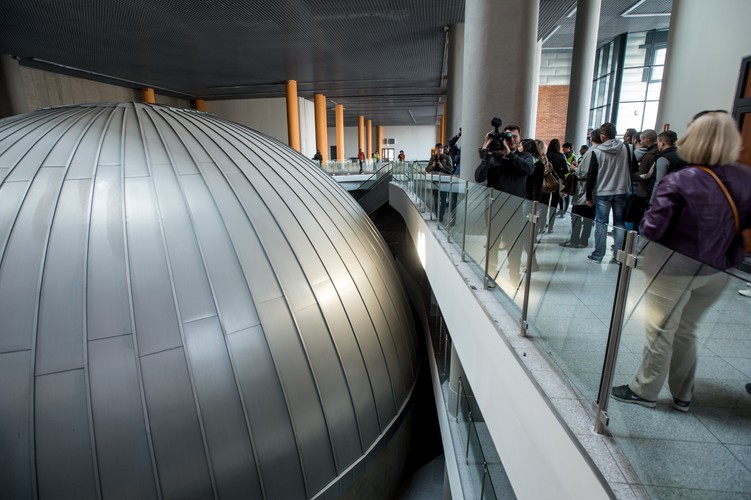 EC1 będzie nowoczesnym centrum kulturalno-edukacyjnym. Znajdzie się tam między innymi biblioteka, teatr, pomieszczenia do warsztatów, pokoje gościnne, planetarium, Centrum Sztuki Filmowej i Centrum Nauki i Techniki.<br>
Zdj. PAP/Grzegorz Michałowski
