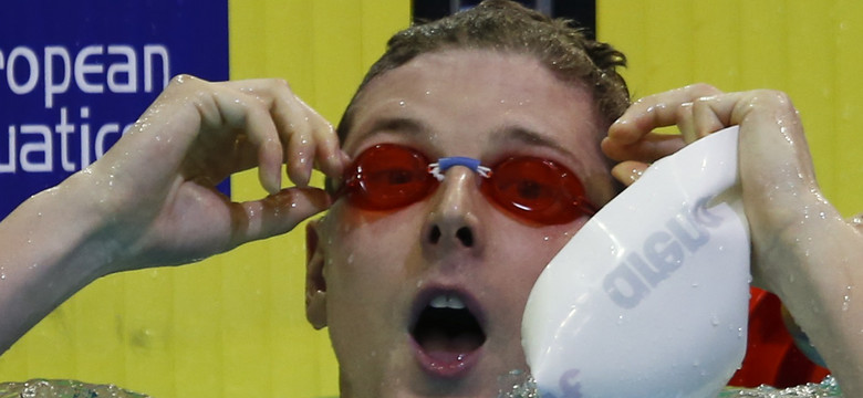 Pływackie ME: Konrad Czerniak zdobył srebrny medal na 50 m stylem dowolnym