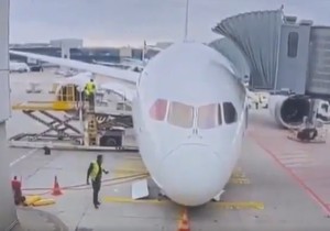 Avion u Frankfurtu