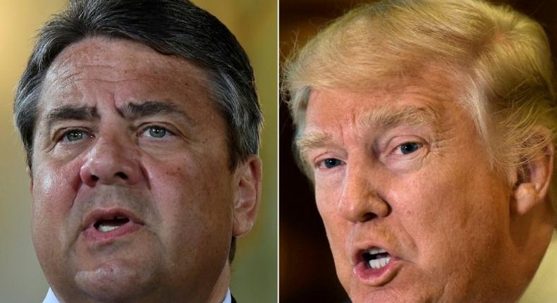 German Foreign Minister Sigmar Gabriel warns that Trump's policies are putting peace in Europe at risk