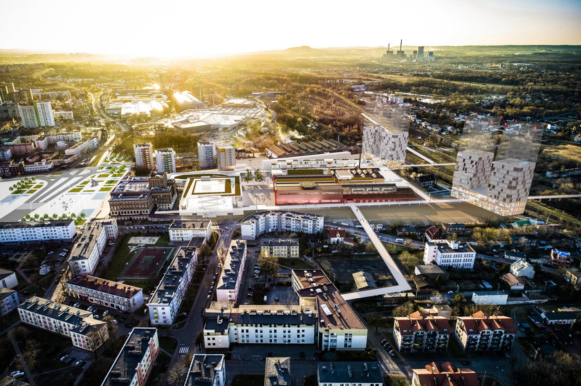 Dąbrowa Górnicza. Dwie koncepcje zagospodarowania centrum