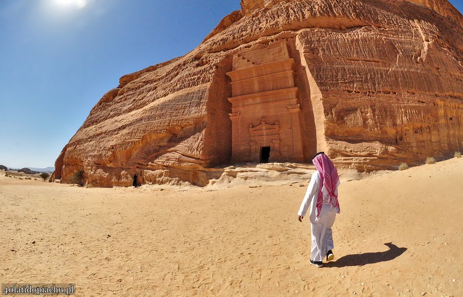 Madâin Sâlih w Al Uli, jeden z zabytków UNESCO, 2020