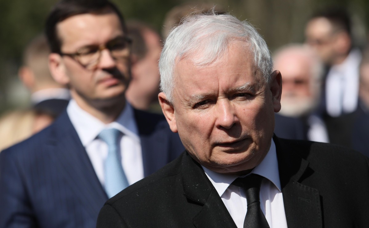 Jarosław Kaczyński i Mateusz Morawiecki